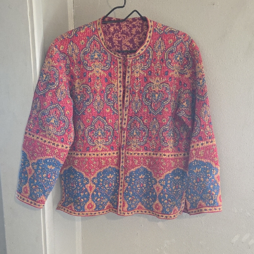 Women's Multicolored Reversible Jacket